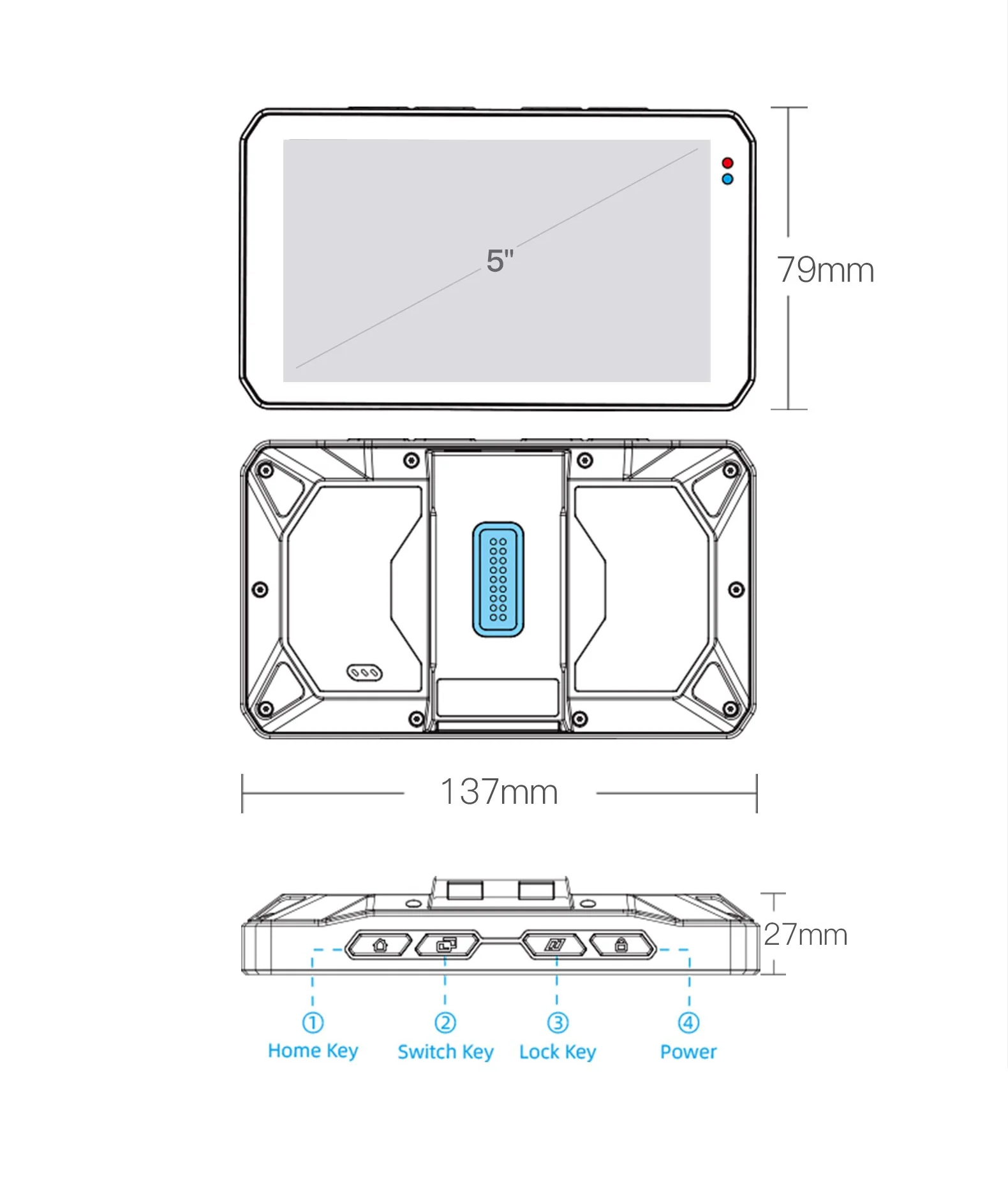 PANTALLA DE CONDUCCION INTELIGIENTE CHIGEE AIO-6 LTE 4G