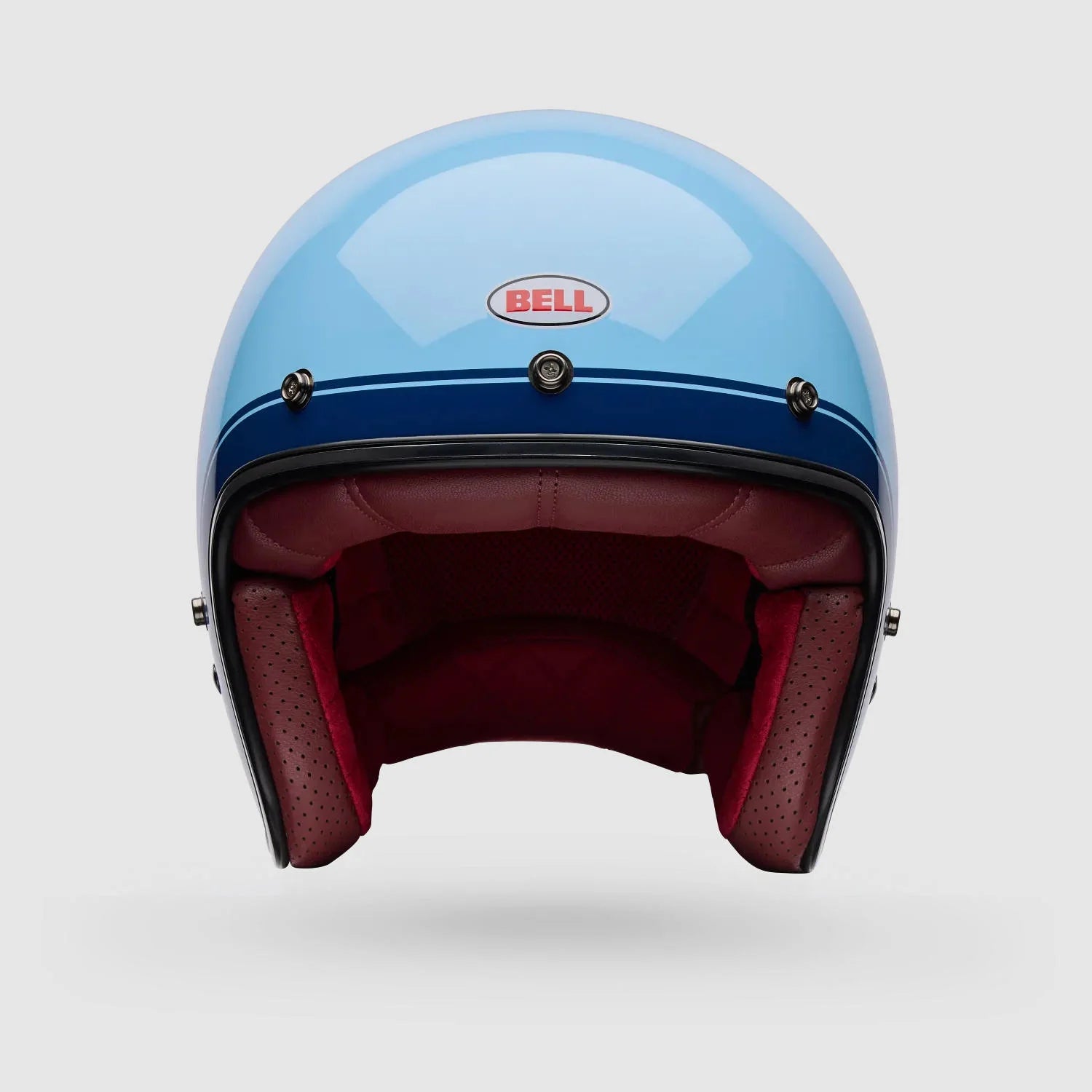 CASCO DE MOTO BELL CUSTOM 500 AZUL
