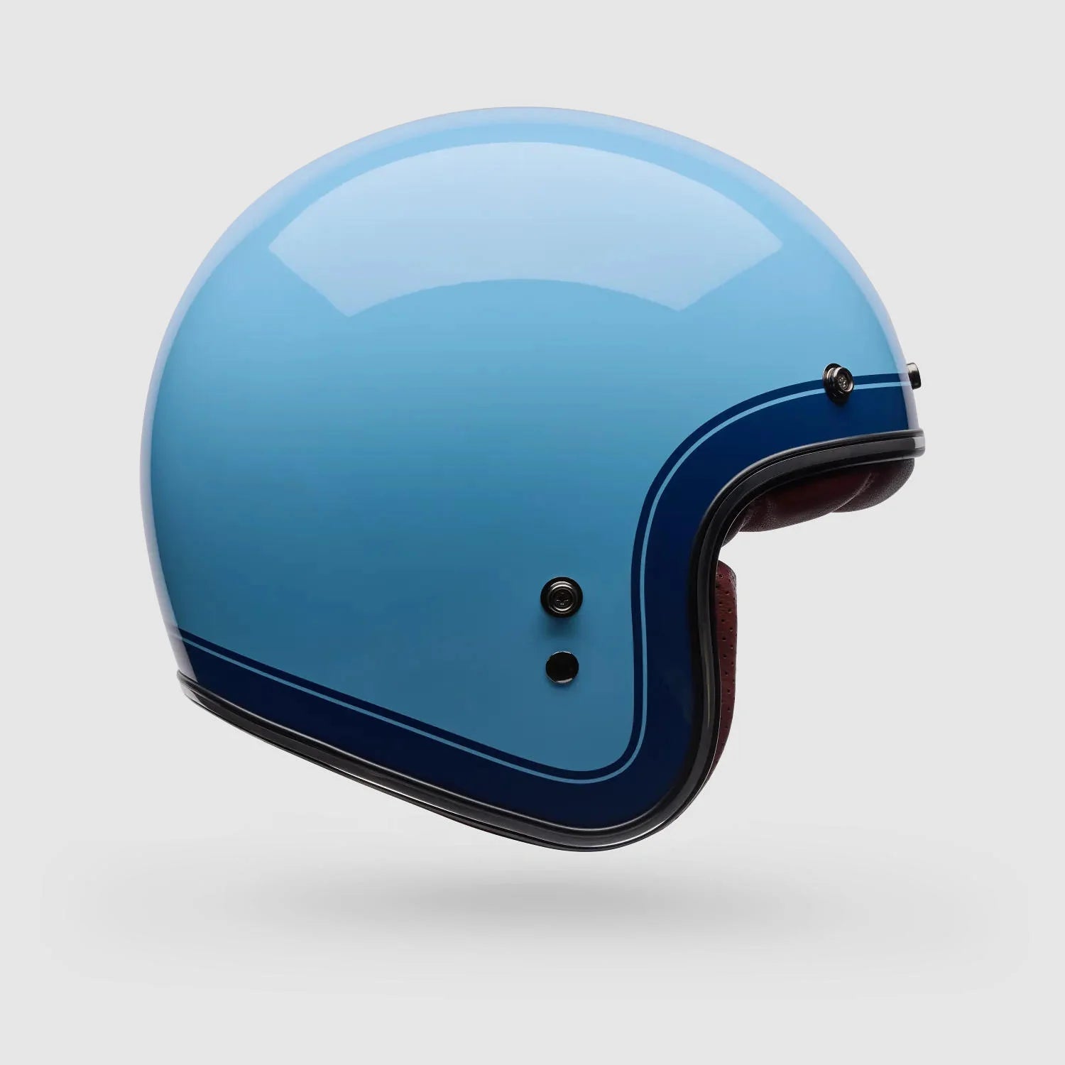 CASCO DE MOTO BELL CUSTOM 500 AZUL
