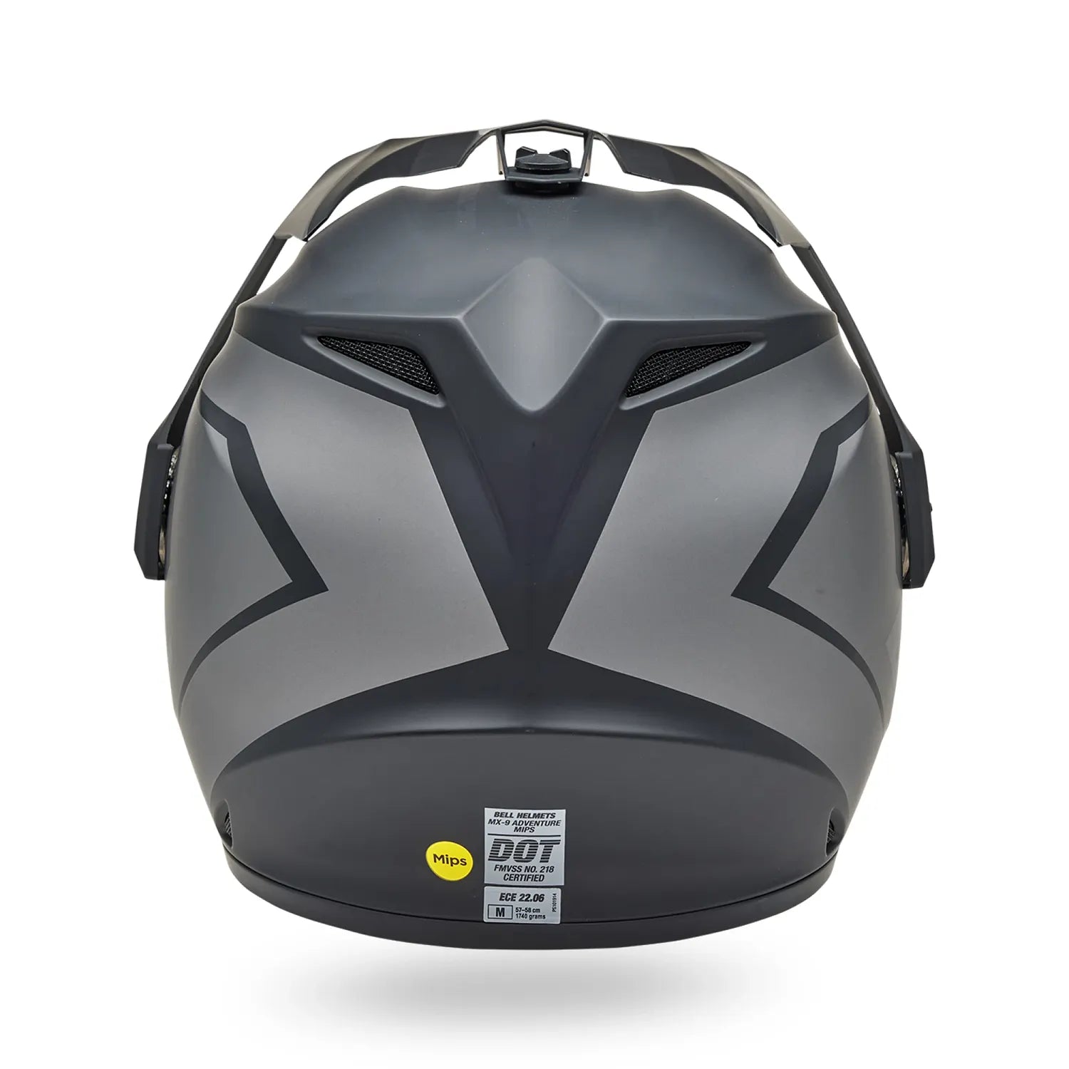 CASCO DE MOTO BELL MX9 ADVENTURE MIPS BLACKOUT MATTE BLACK / GREY