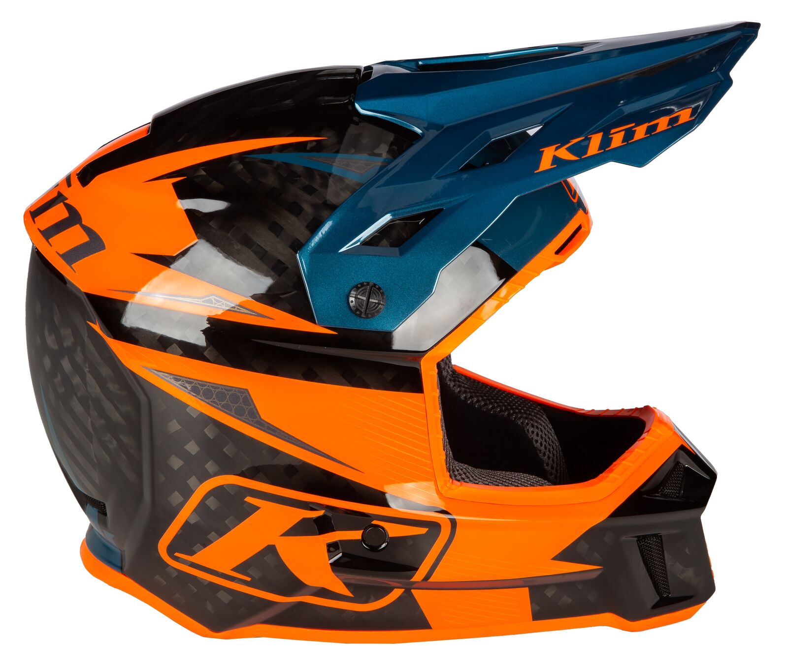 CASCO DE MOTO KLIM | F3 CARBON PRO OFF-ROAD STRIKER PETROL ORANGE