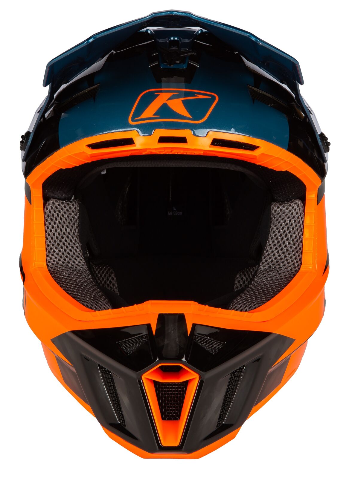 CASCO DE MOTO KLIM | F3 CARBON PRO OFF-ROAD STRIKER PETROL ORANGE