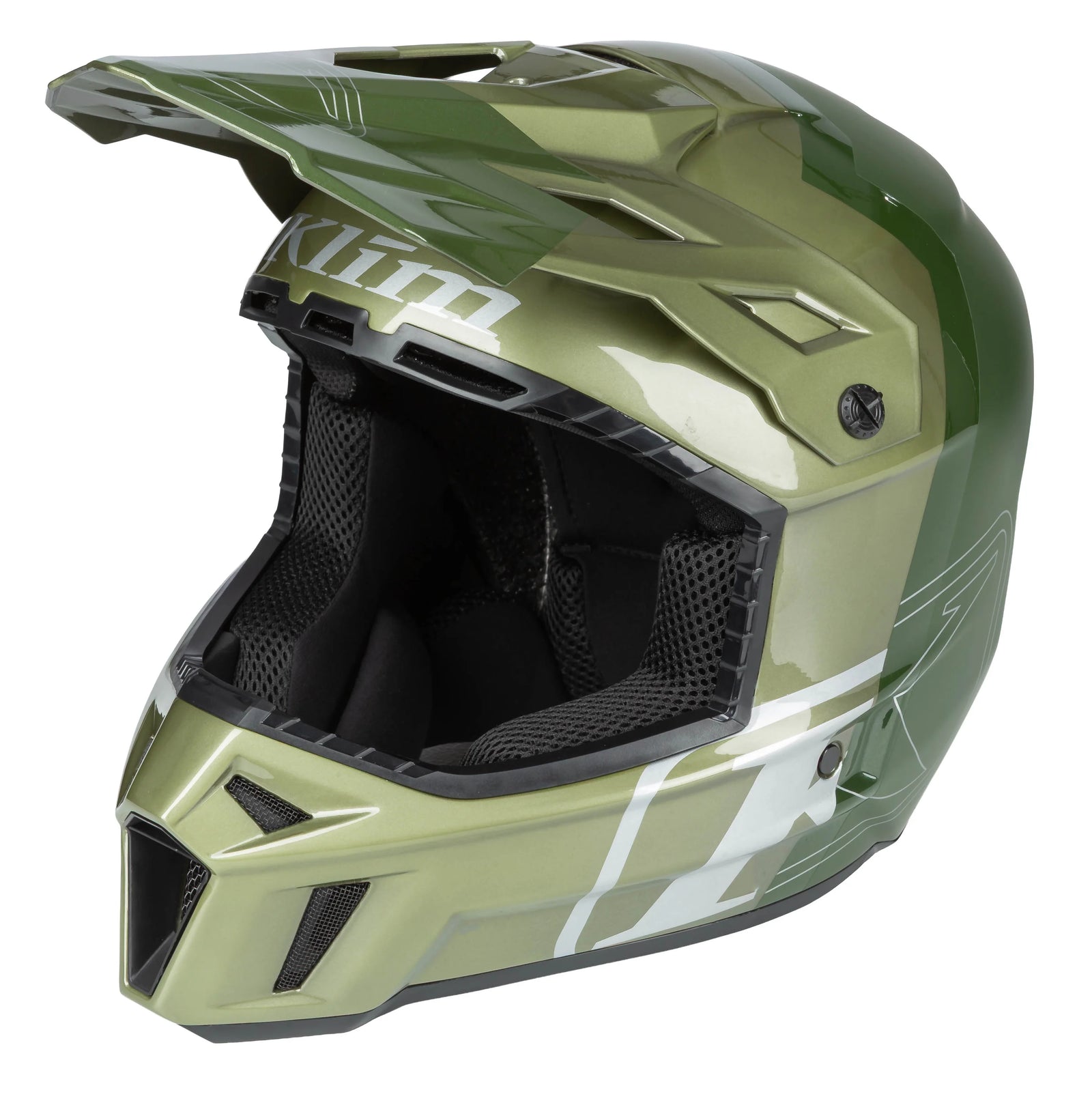 KLIM MOTORCYCLE HELMET | F3 CARBON PRO OFF-ROAD STRIKER PETROL ORANGE
