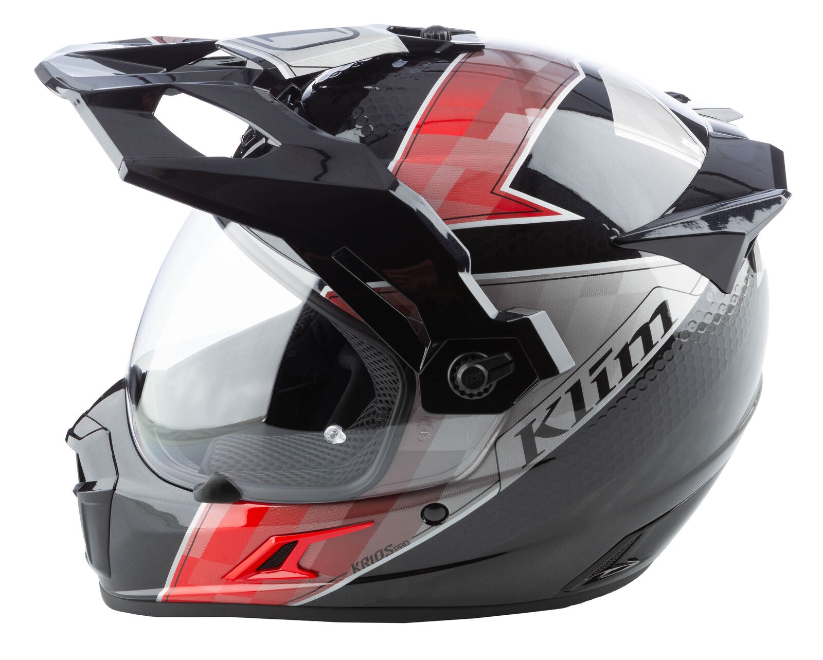 KLIM MOTORCYCLE HELMET | KRIOS PRO SPECTRUM BLACK FIERY RED
