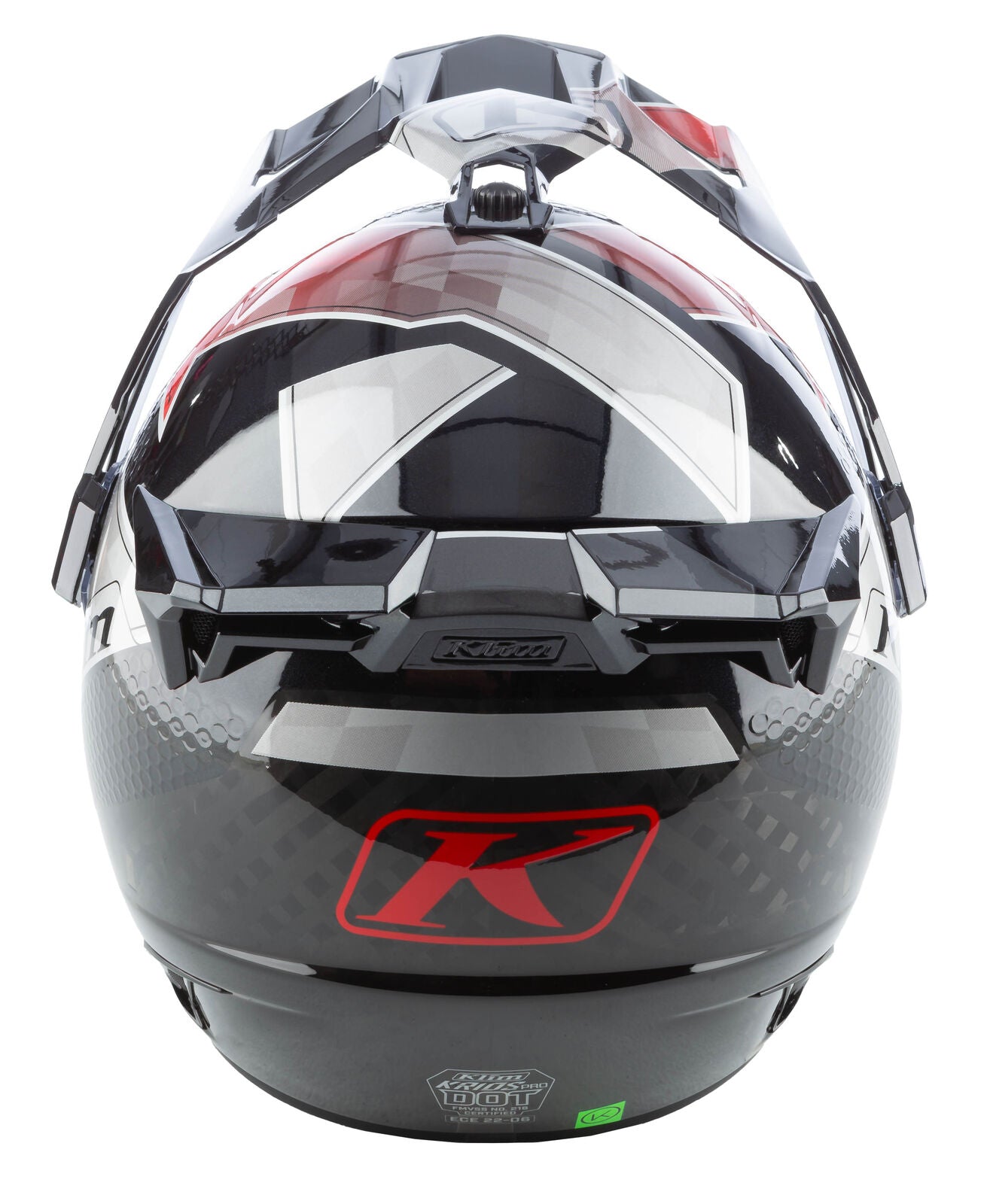 KLIM MOTORCYCLE HELMET | KRIOS PRO SPECTRUM BLACK FIERY RED