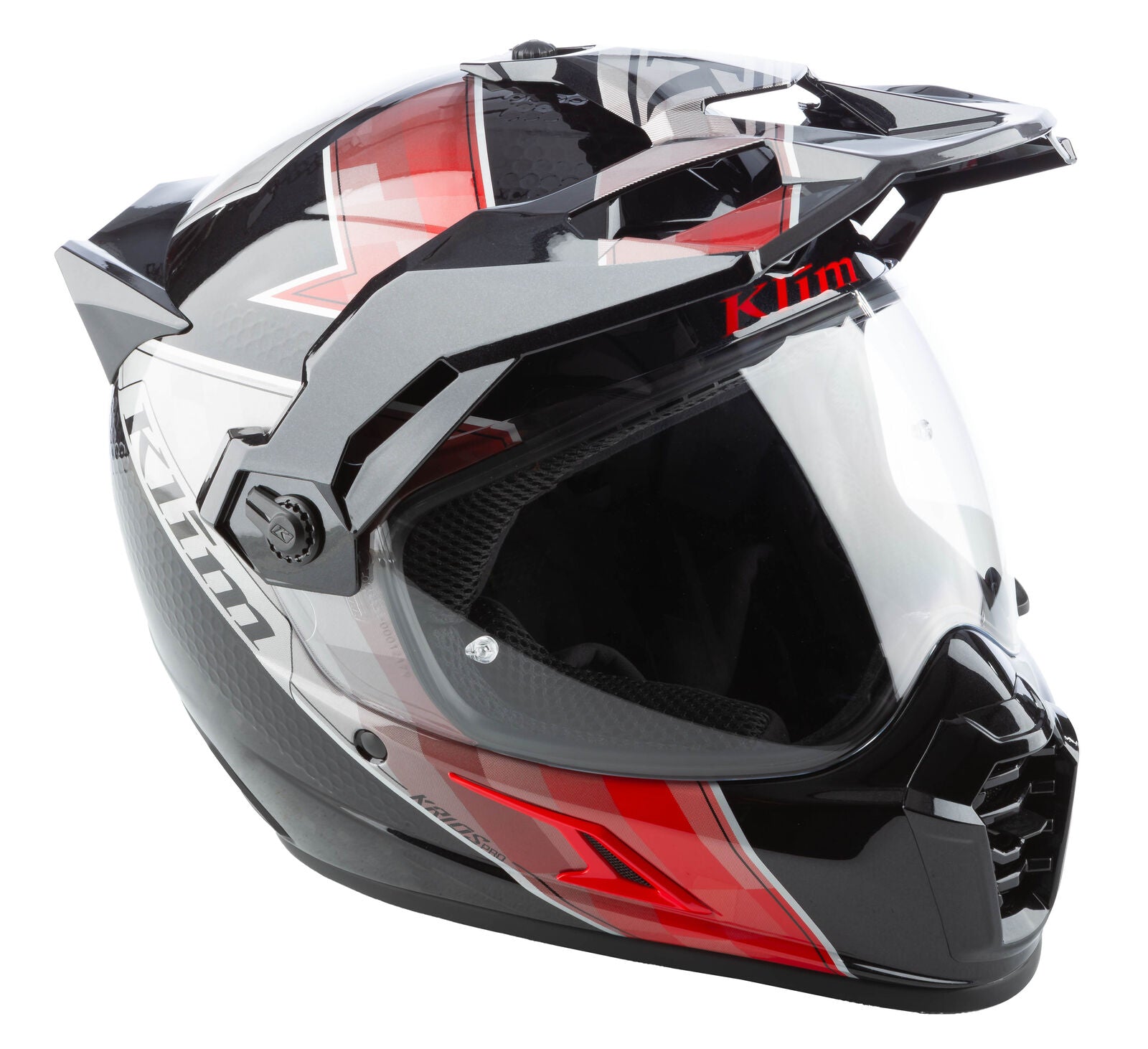 KLIM MOTORCYCLE HELMET | KRIOS PRO SPECTRUM BLACK FIERY RED
