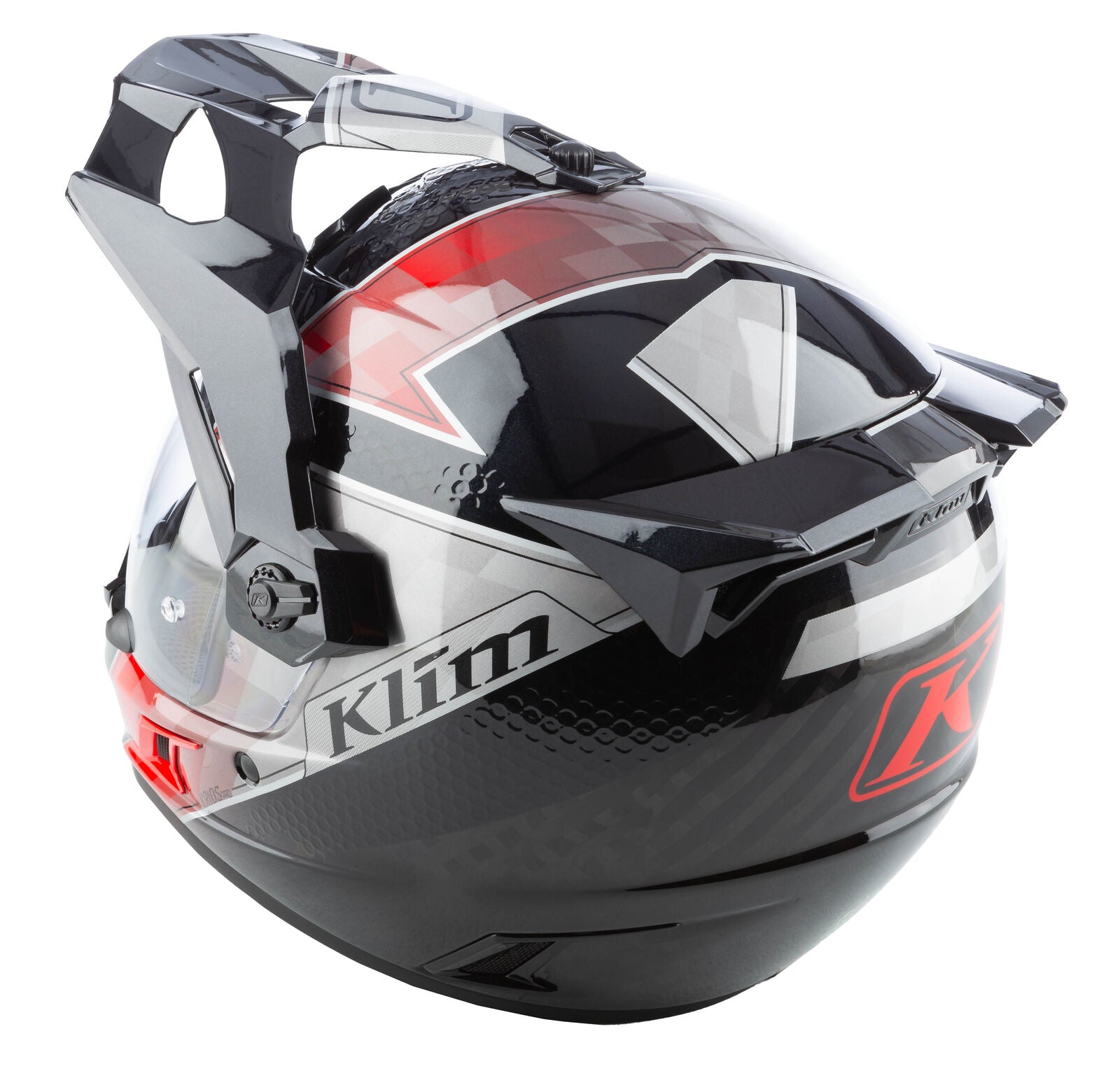 KLIM MOTORCYCLE HELMET | KRIOS PRO SPECTRUM BLACK FIERY RED