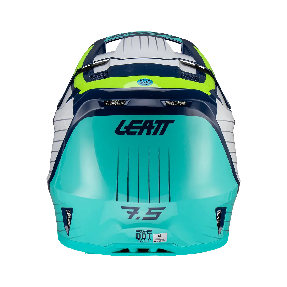 CASCO DE MOTO LEATT 7.5 CACTUS BLUE + ANTIPARRAS 4.5