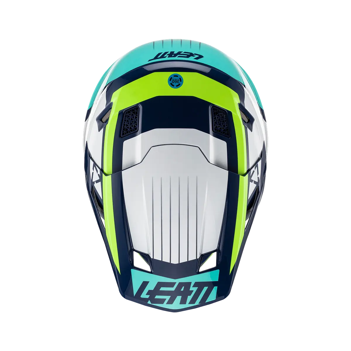 CASCO DE MOTO LEATT 7.5 CACTUS BLUE + ANTIPARRAS 4.5