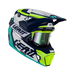 LEATT 7.5 CACTUS BLUE MOTORCYCLE HELMET + 4.5 GOGGLES