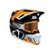 LEATT MOTORCYCLE HELMET 7.5 ORANGE + GOGGLES 4.5