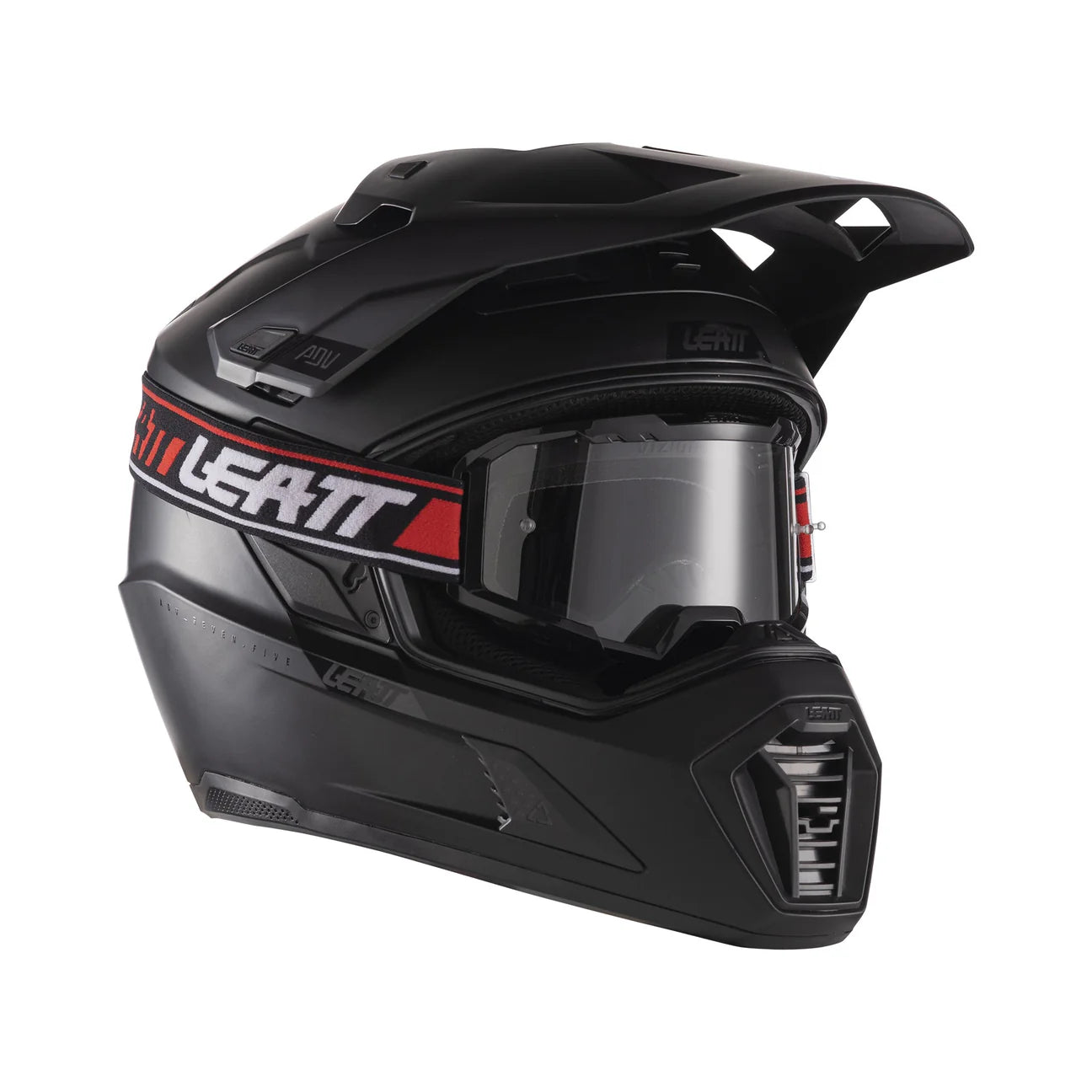 CASCO DE MOTO LEATT ADVENTURE 7.5 MÁS ANTIPARRAS 2.5 KIT NEGRO
