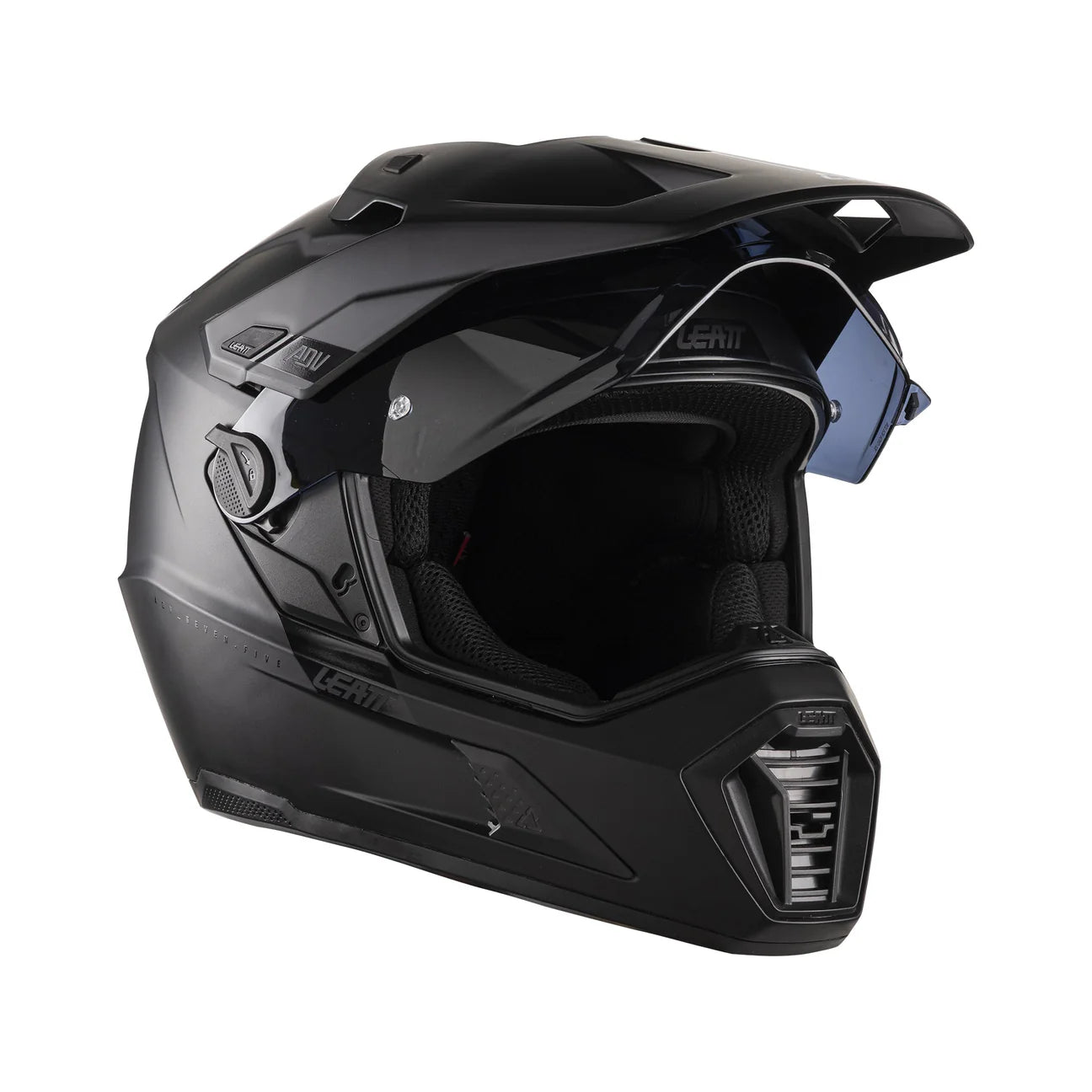 CASCO DE MOTO LEATT ADVENTURE 7.5 MÁS ANTIPARRAS 2.5 KIT NEGRO