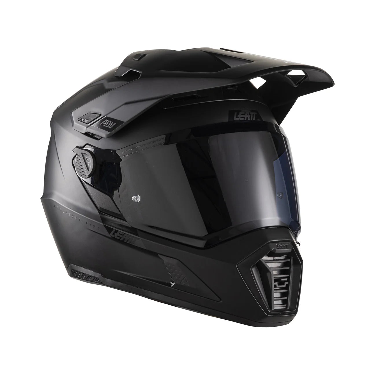 CASCO DE MOTO LEATT ADVENTURE 7.5 MÁS ANTIPARRAS 2.5 KIT NEGRO