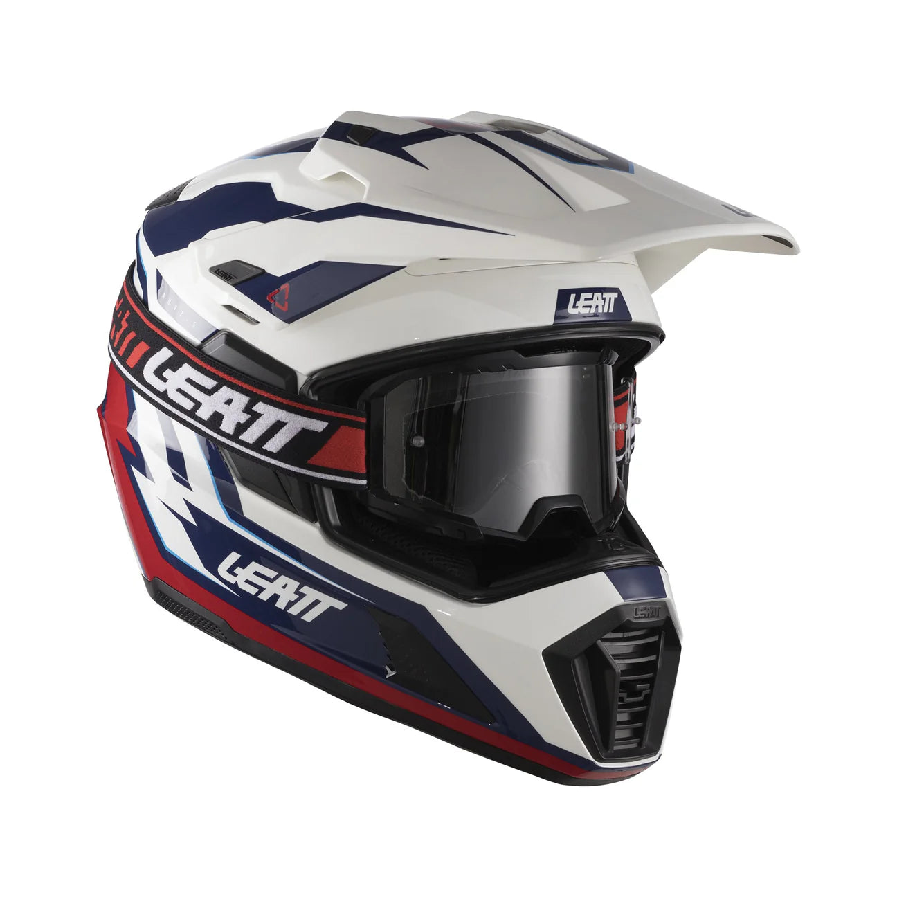 CASCO DE MOTO LEATT ADVENTURE 7.5 MÁS ANTIPARRAS 2.5 KIT ROYAL BLUE