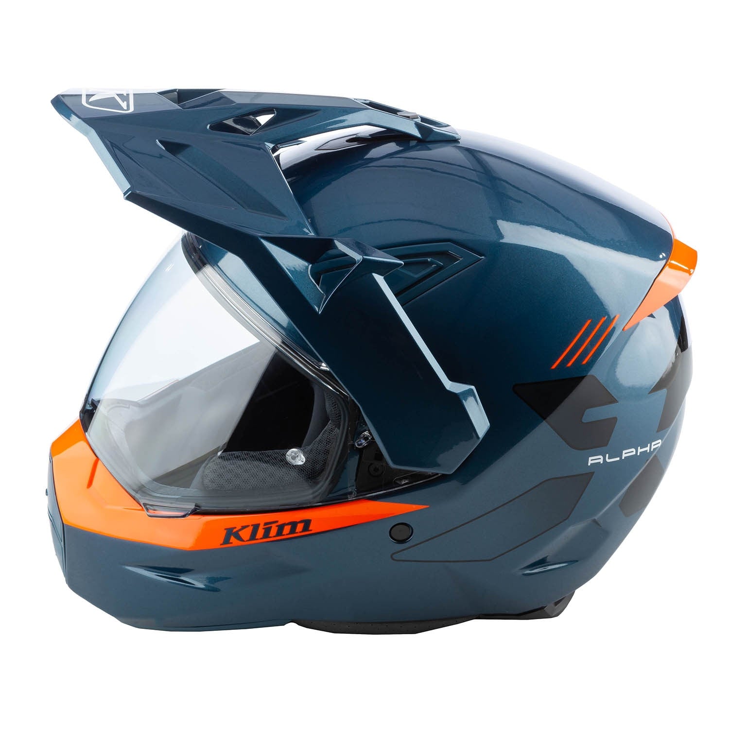 CASCO DE MOTO KLIM X1 ALPHA | GLOSS CONCEPT PETROL STRIKE ORANGE