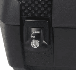CERRADURA DE TAPA HEPCO&BECKER NEGRA PARA MALETAS JUNIOR / XPLORER / EXCLUSIV / ALU STANDARD
