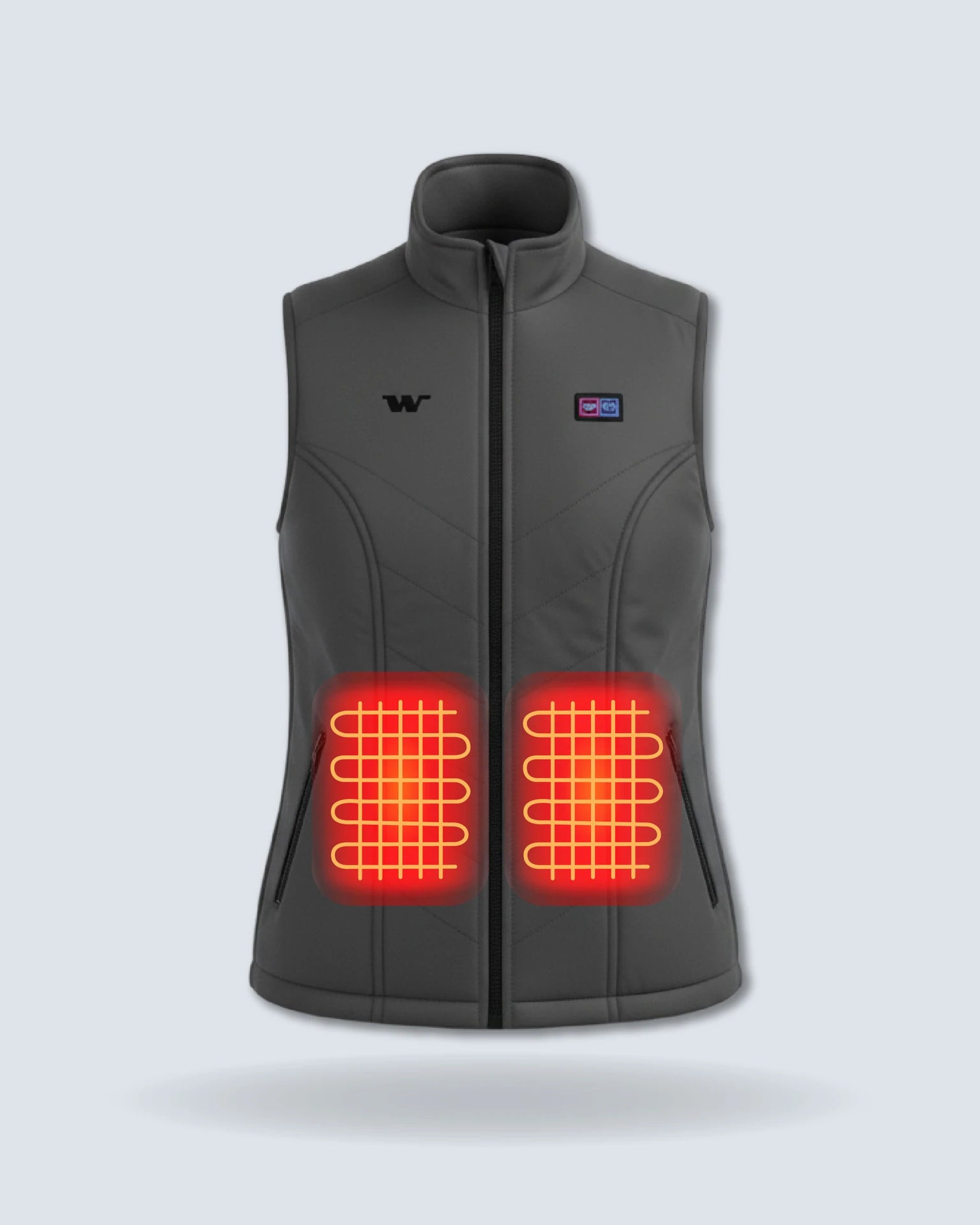 WANDERWARM WOMEN'S HEATED THERMAL SLEEVE JACKET | DUAL-PRO ANDORRA® VEST