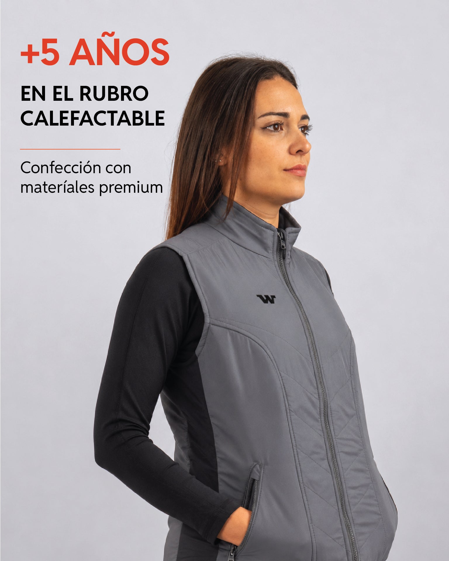 WANDERWARM WOMEN'S HEATED THERMAL SLEEVE JACKET | DUAL-PRO ANDORRA® VEST