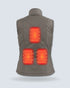 WANDERWARM WOMEN'S HEATED THERMAL SLEEVE JACKET | DUAL-PRO ANDORRA® VEST