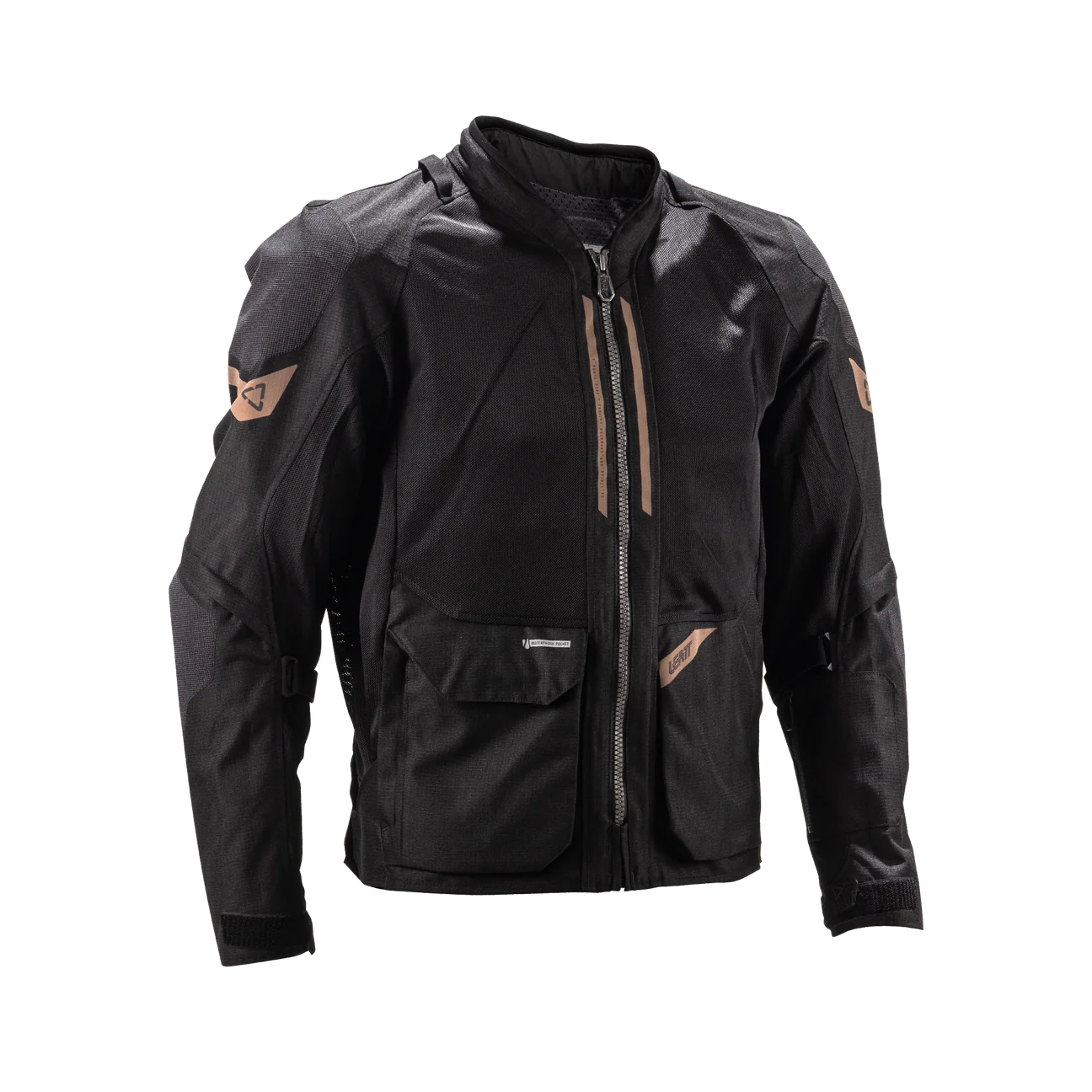 LEATT ADVENTURE FLOWTOUR 4.5 STEALTH MOTORCYCLE JACKET