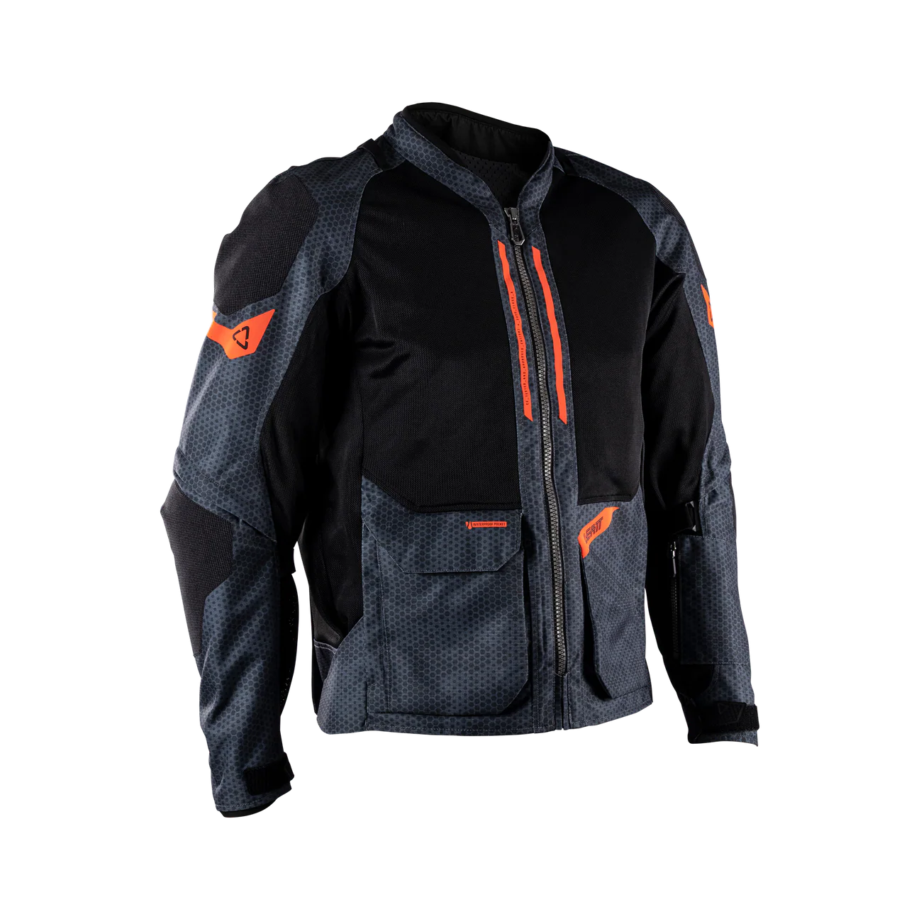 LEATT ADVENTURE FLOWTOUR 4.5 IRON MOTORCYCLE JACKET