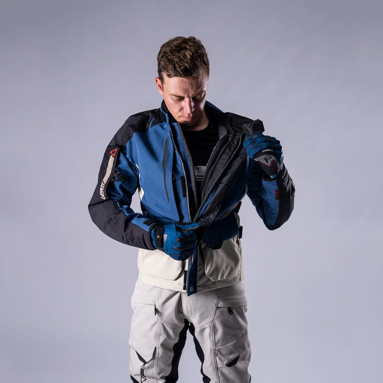 LEATT ADVENTURE DRITOUR 5.5 MIDNIGHT BLUE MOTORCYCLE JACKET