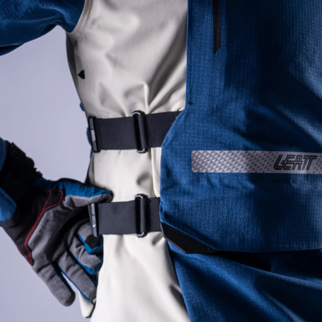 LEATT ADVENTURE DRITOUR 5.5 MIDNIGHT BLUE MOTORCYCLE JACKET
