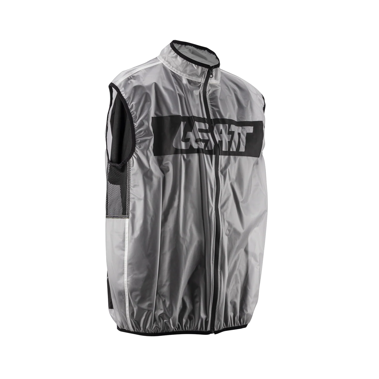 CHAQUETA IMPERMEABLE SIN MANGAS LEATT RACECOVER TRANSPARENTE