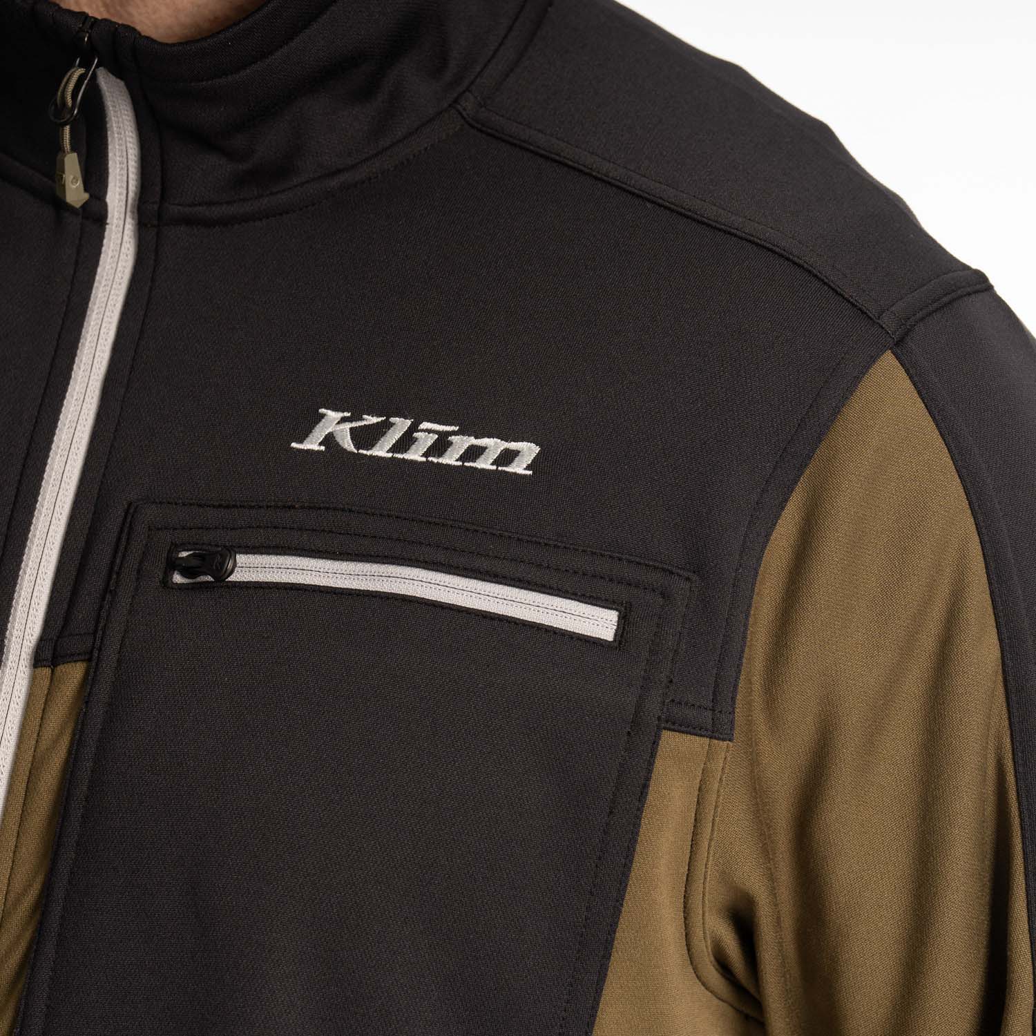 KLIM SECOND LAYER JACKET | GLACIER | DARK OLIVE BLACK