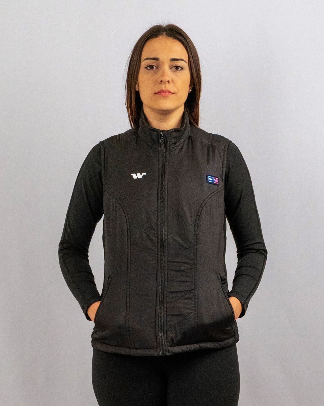 CHAQUETA SIN MANGAS TÉRMICA CALEFACCIONADA PARA MUJER WANDERWARM | DUAL-PRO ANDORRA® VEST