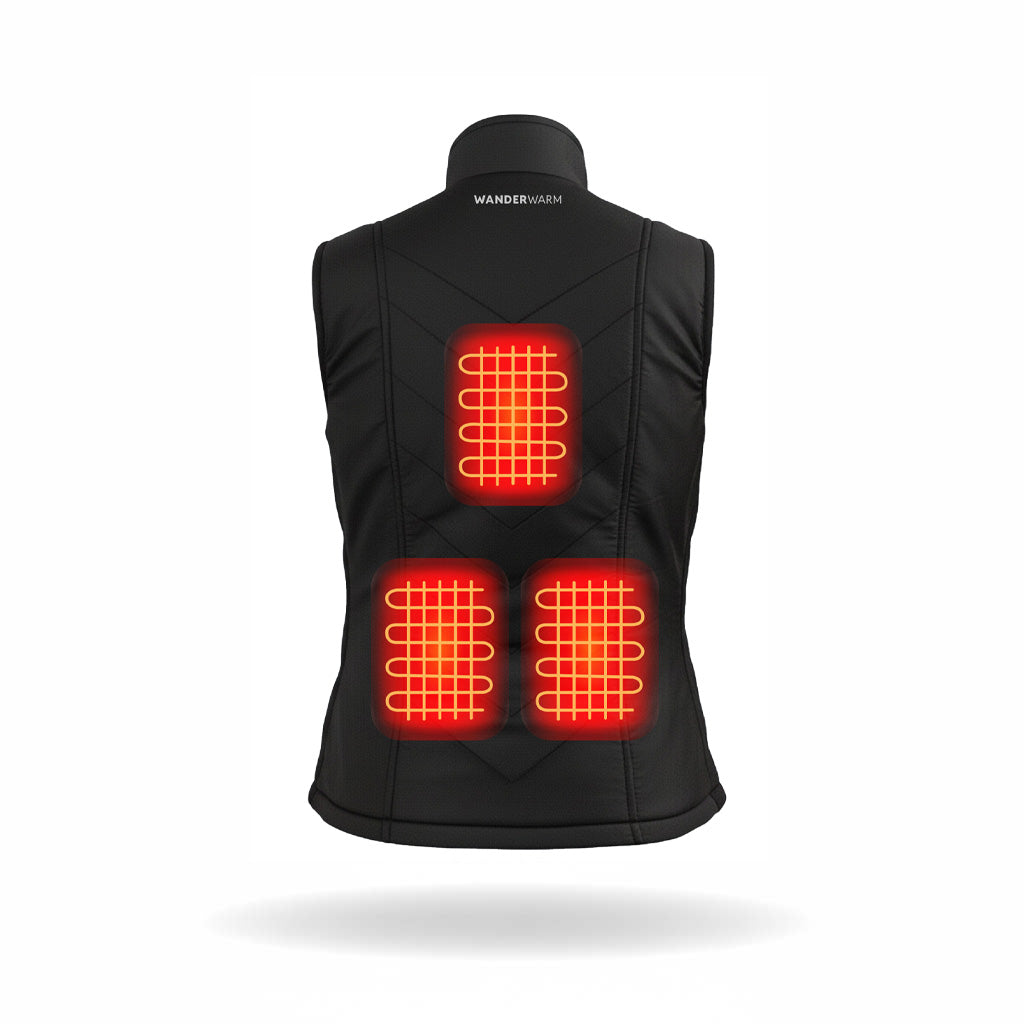 CHAQUETA SIN MANGAS TÉRMICA CALEFACCIONADA PARA MUJER WANDERWARM | DUAL-PRO ANDORRA® VEST