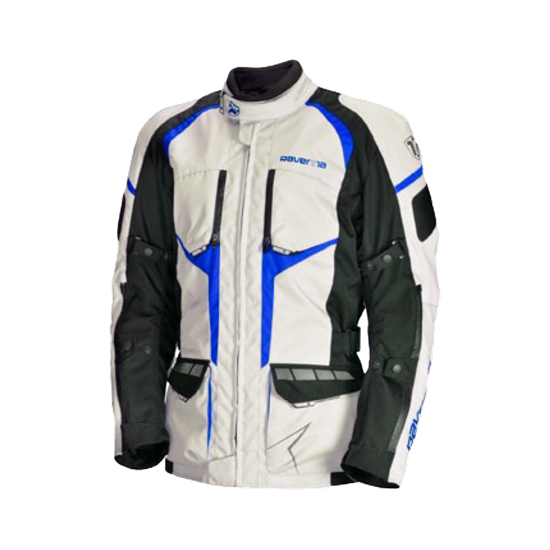 CHAQUETA DE MOTO RAVENNA - ICE/ BLK/ BLUE
