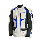 RAVENNA MOTORCYCLE JACKET - ICE/ BLACK/ BLUE 