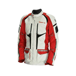 RAVENNA ICE/ RED/ GREY MOTORCYCLE JACKET 