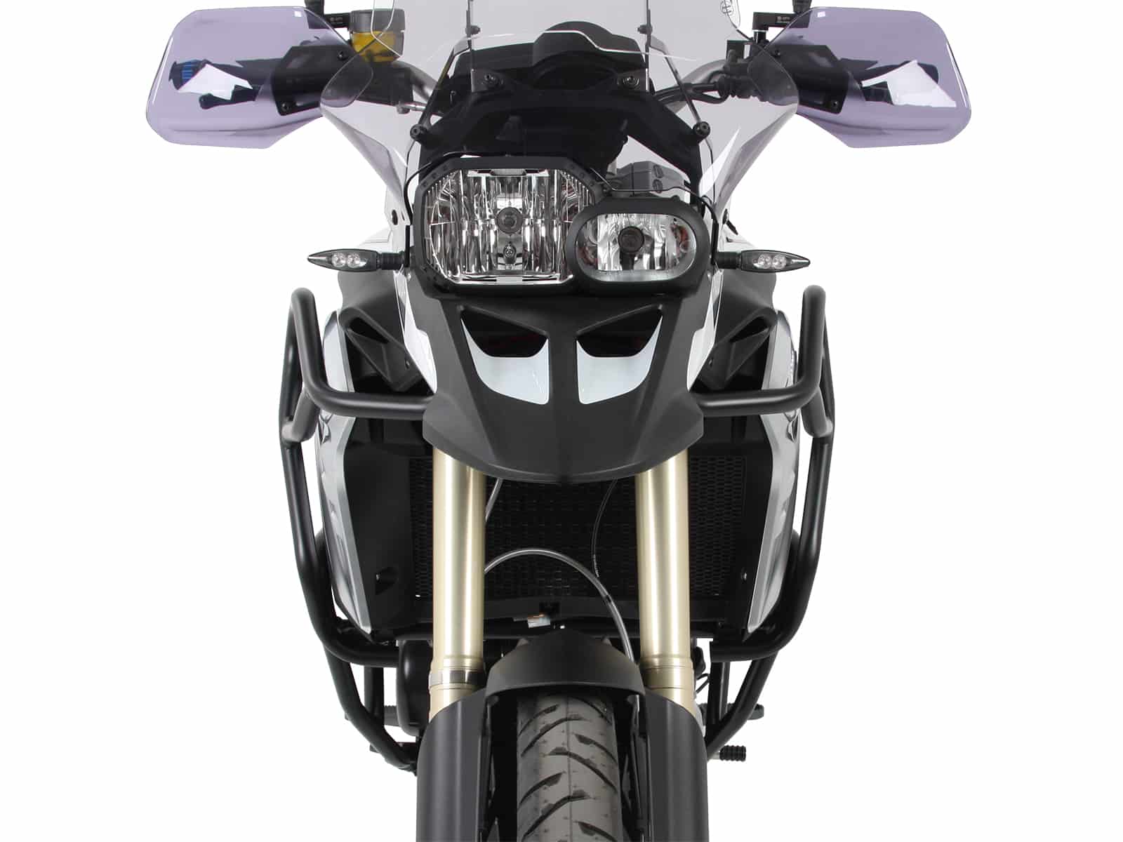 DEFENSA ESTANQUE PARA BMW F 800 GS LC (2017-2018) NEGRA HEPCO & BECKER