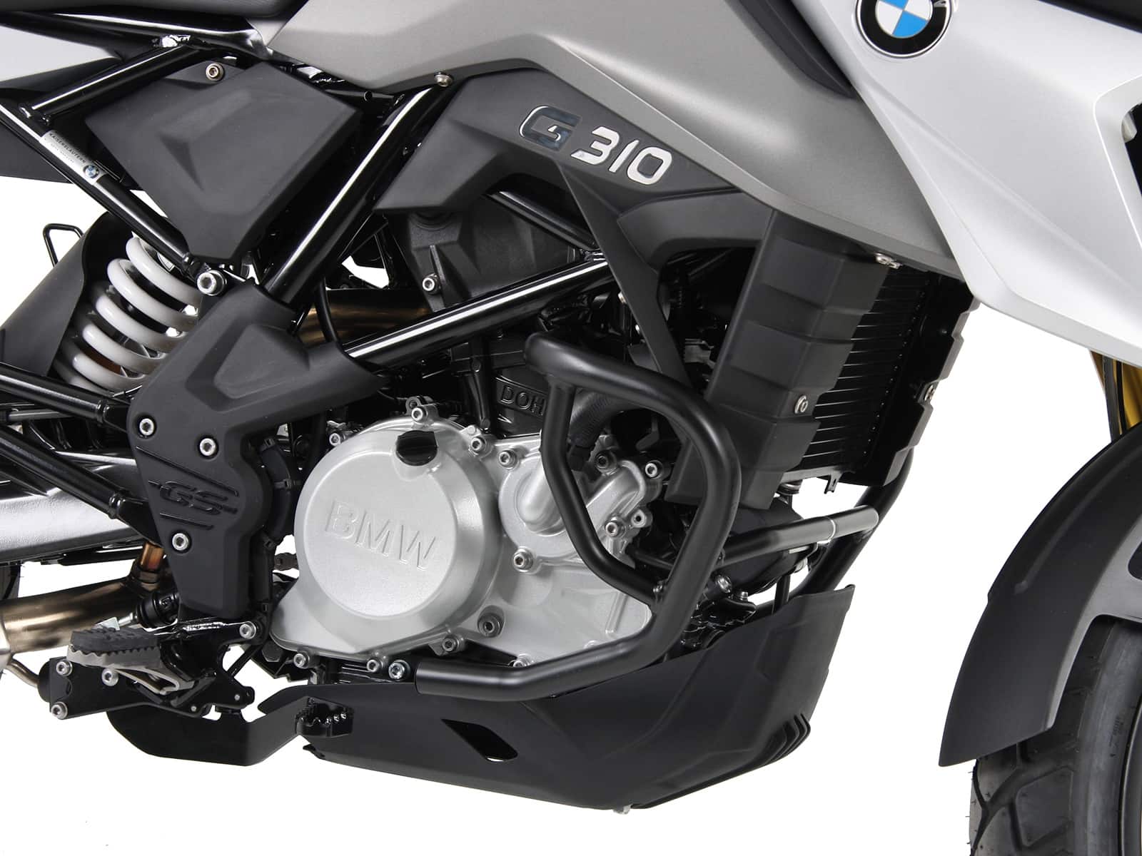 DEFENSA DE MOTOR PARA BMW G 310 GS (2017-2025) NEGRA HEPCO & BECKER