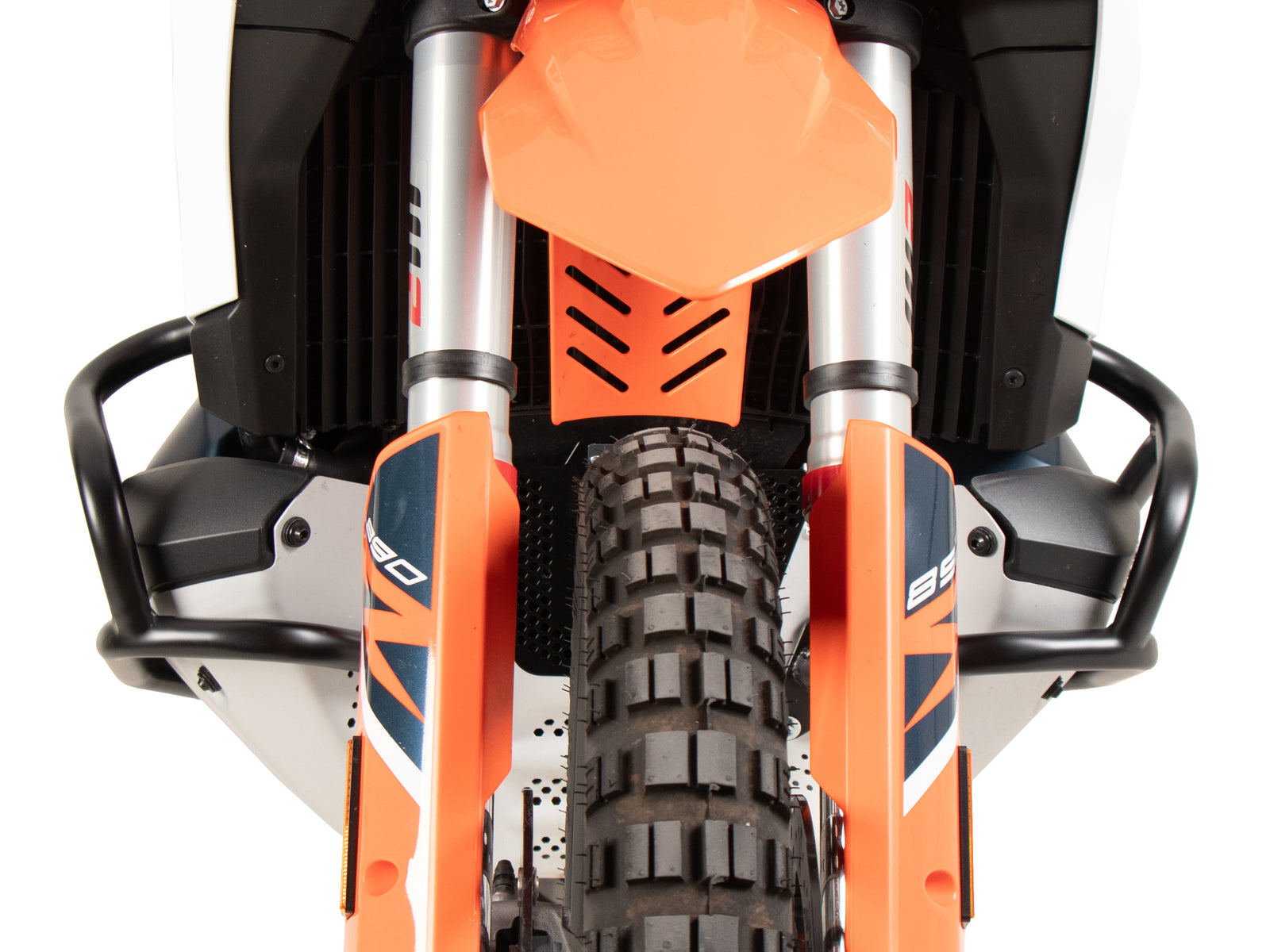 DEFENSA DE MOTOR PARA KTM 890 ADVENTURE / R / Rally (2023->) NEGRA HEPCO & BECKER