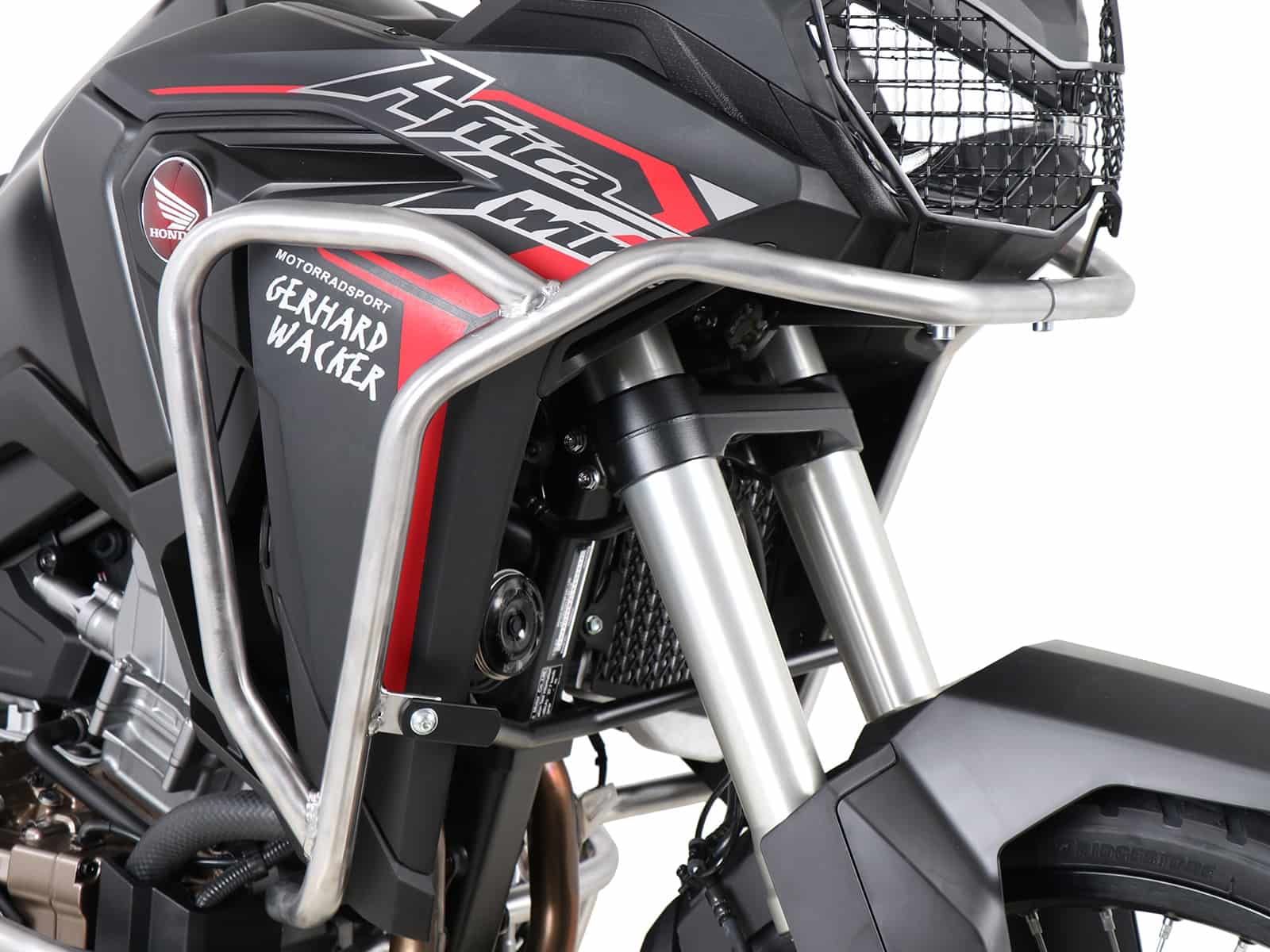 DEFENSA ESTANQUE PARA HONDA CRF 1100 L AFRICA TWIN (2019-2023) INOX HEPCO & BECKER