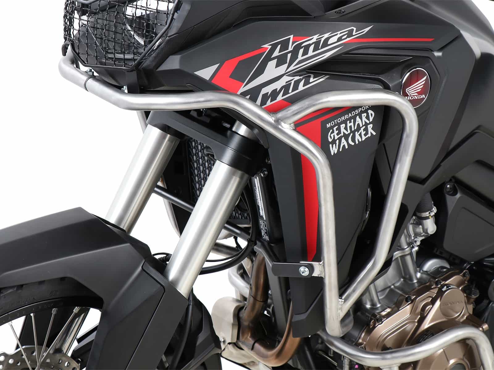 DEFENSA ESTANQUE PARA HONDA CRF 1100 L AFRICA TWIN (2019-2023) INOX HEPCO & BECKER