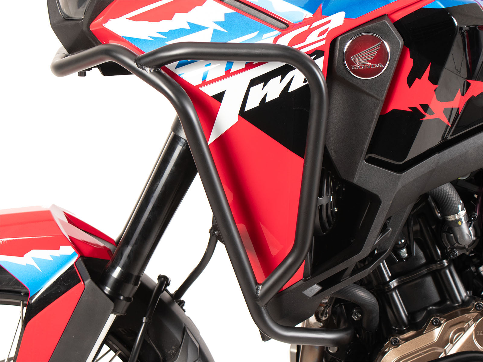 DEFENSA ESTANQUE PARA HONDA CRF 1100L AFRICA TWIN (2024->) NEGRA HEPCO & BECKER