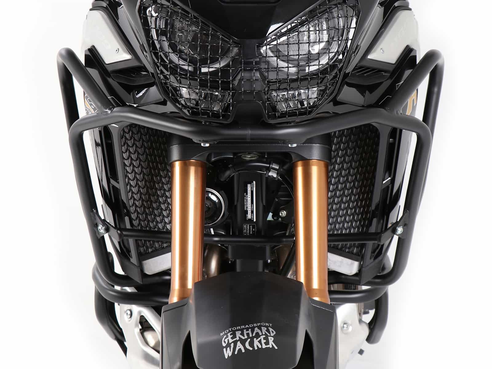 DEFENSA ESTANQUE PARA HONDA CRF 1100L AFRICA TWIN ADVENTURE SPORTS (2020-2023) NEGRA HEPCO & BECKER