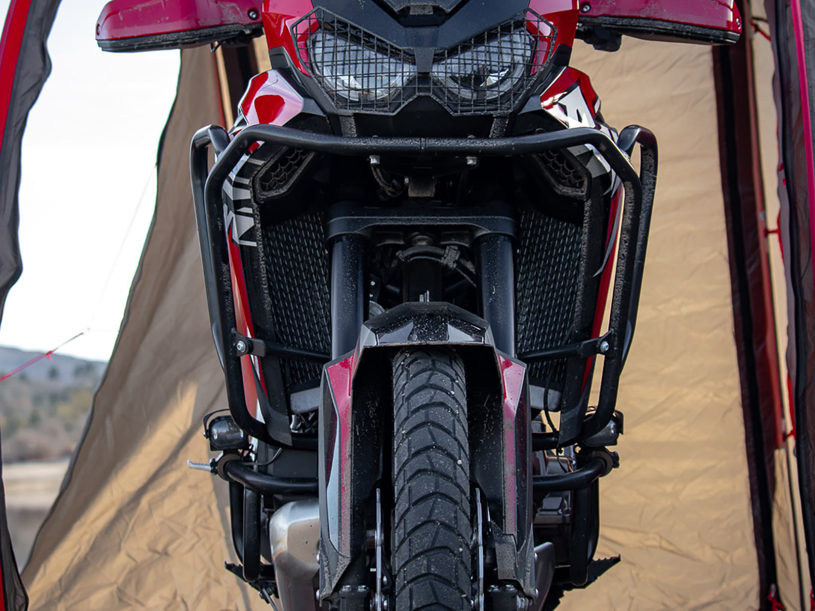 DEFENSA ESTANQUE PARA HONDA CRF 1100 L AFRICA TWIN (2019-2023) NEGRA HEPCO & BECKER