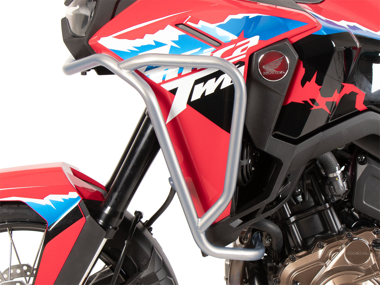 DEFENSA ESTANQUE PARA HONDA CRF 1100L AFRICA TWIN (2024->) INOX HEPCO & BECKER