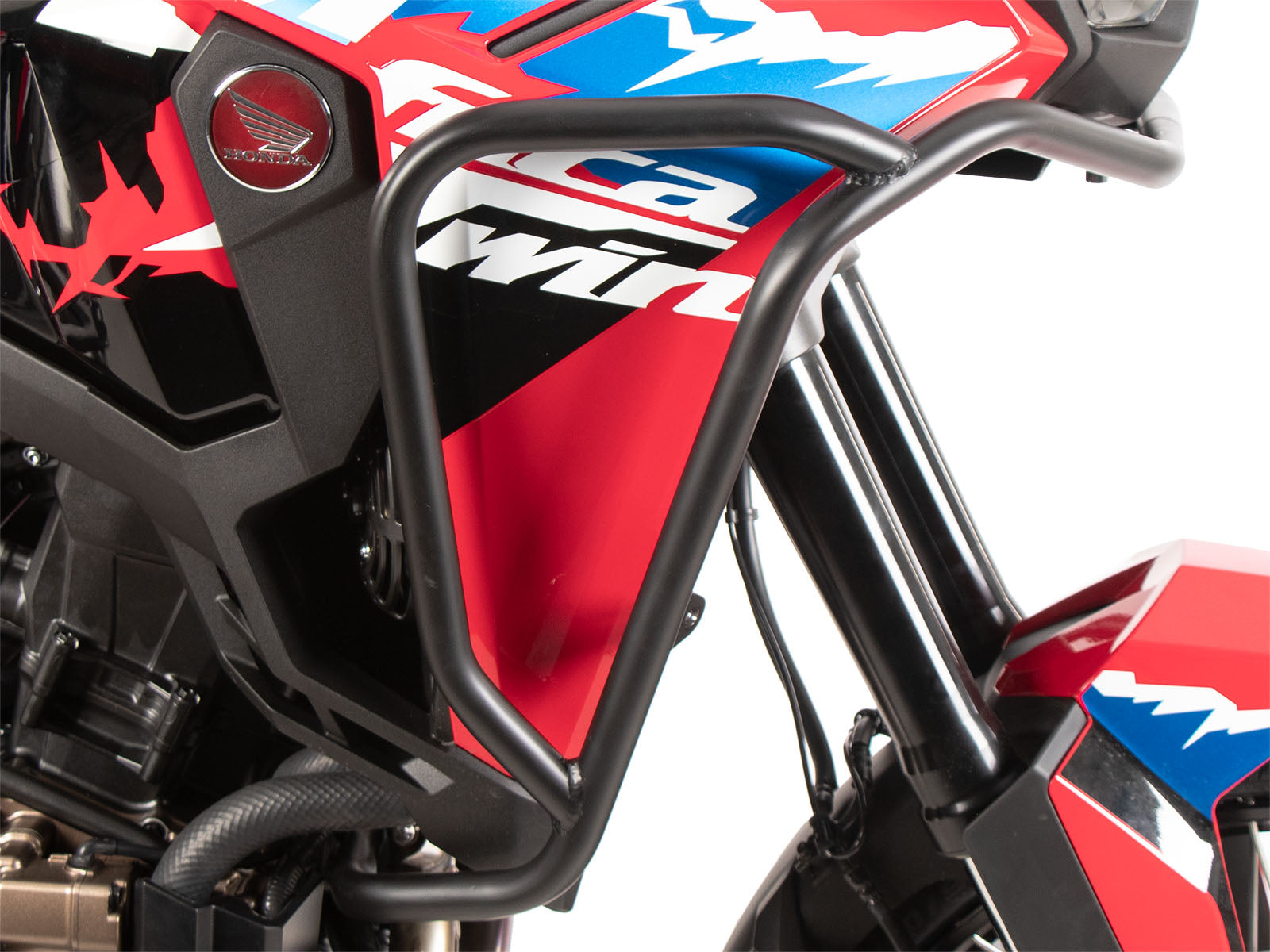 DEFENSA ESTANQUE PARA HONDA CRF 1100L AFRICA TWIN (2024->) NEGRA HEPCO & BECKER