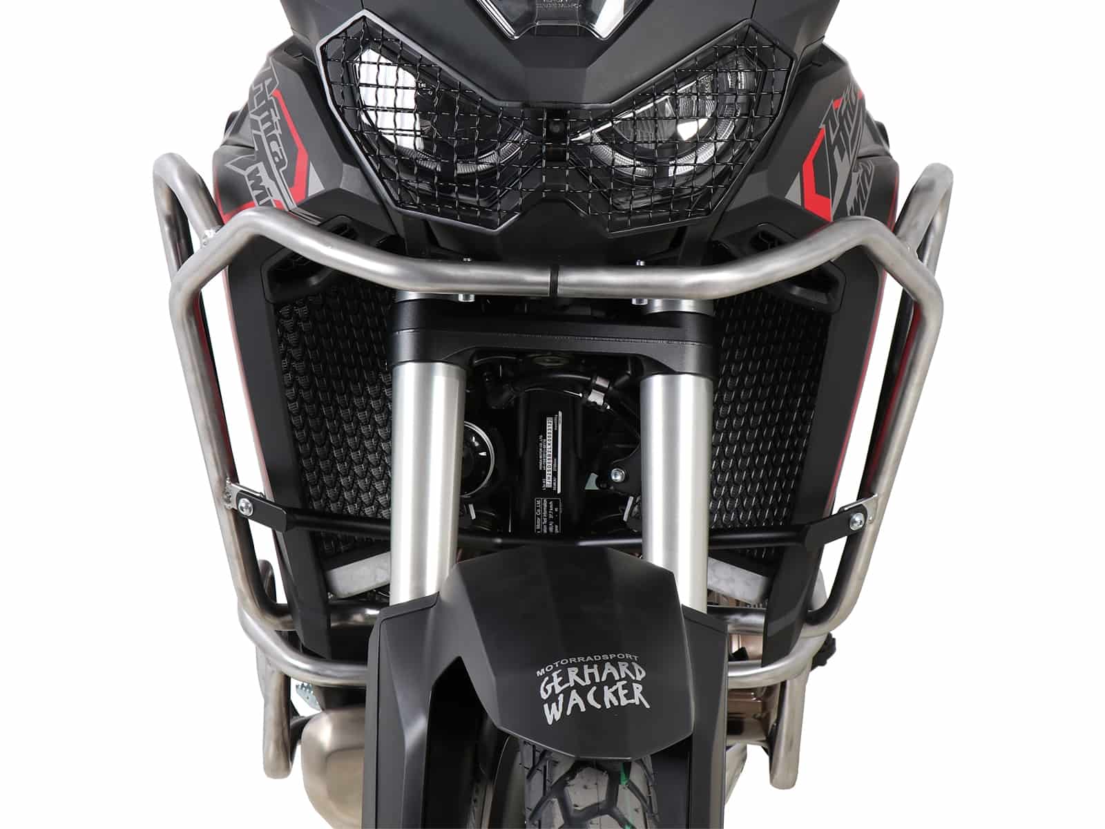 DEFENSA ESTANQUE PARA HONDA CRF 1100 L AFRICA TWIN (2019-2023) INOX HEPCO & BECKER