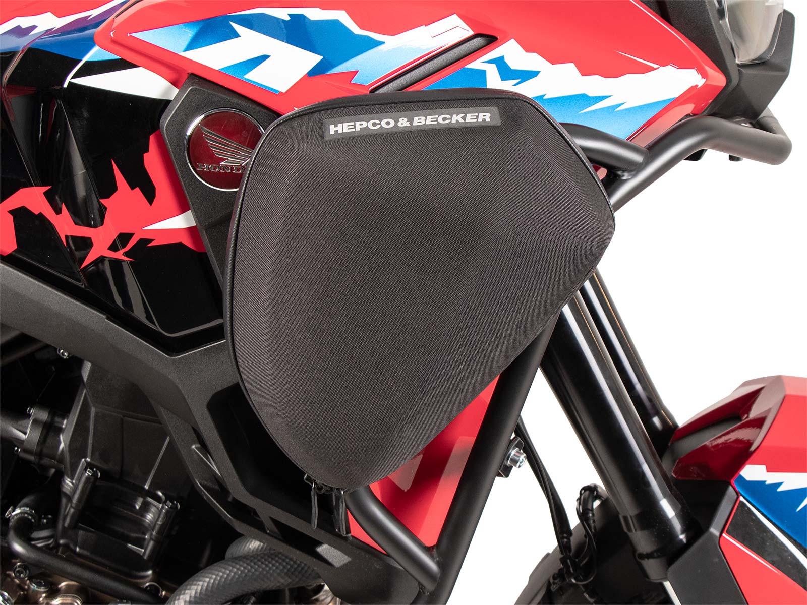 DEFENSA ESTANQUE PARA HONDA CRF 1100L AFRICA TWIN (2024->) NEGRA HEPCO & BECKER