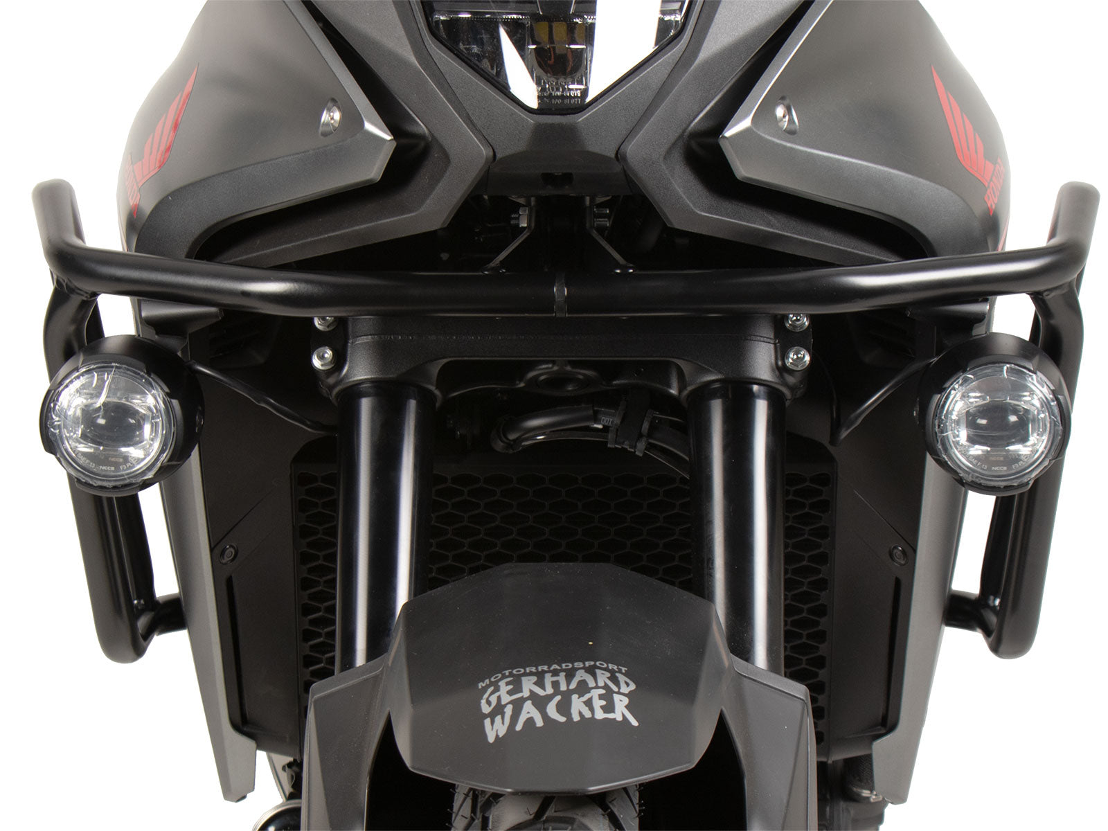 DEFENSA ESTANQUE PARA HONDA XL 750 TRANSLAP (2023-2024) NEGRA HEPCO & BECKER