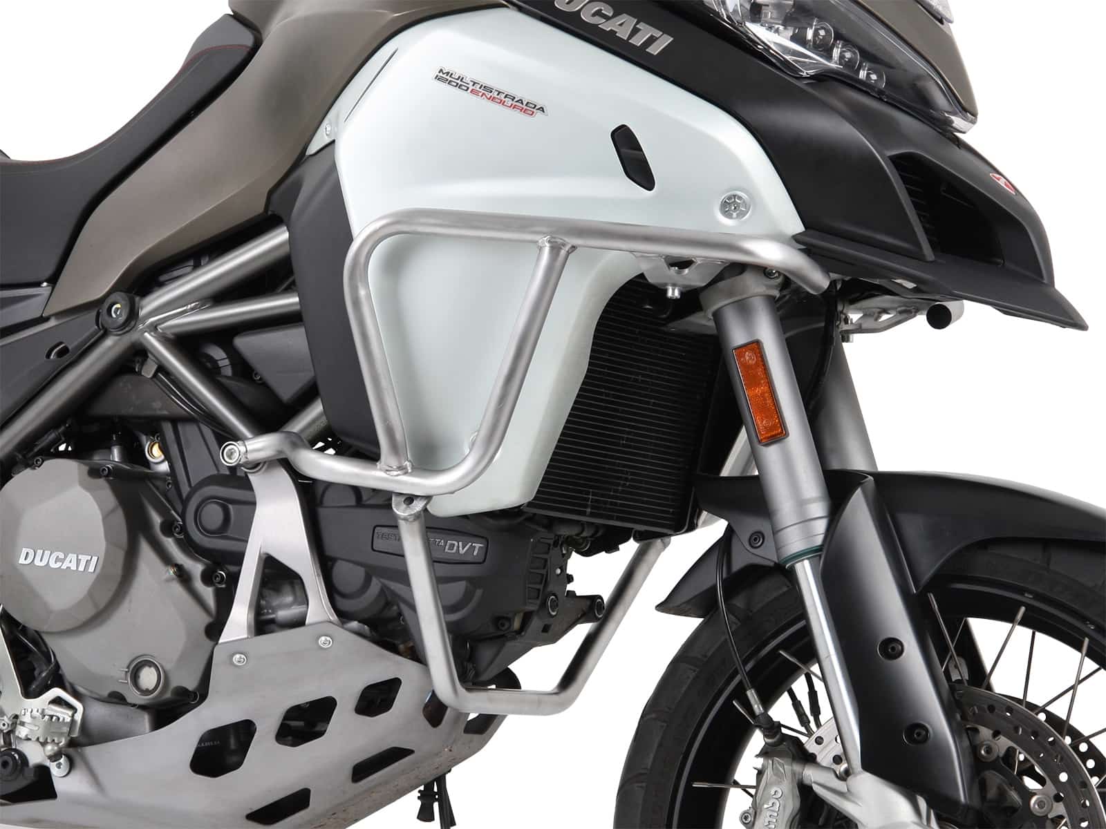 DEFENSA ESTANQUE PARA DUCATI MULTISTRADA 1260 ENDURO (2019-2021) INOX HEPCO & BECKER