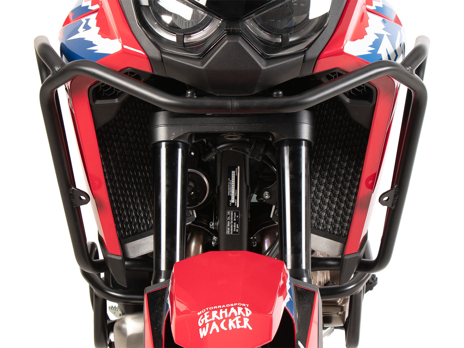 DEFENSA ESTANQUE PARA HONDA CRF 1100L AFRICA TWIN (2024->) NEGRA HEPCO & BECKER
